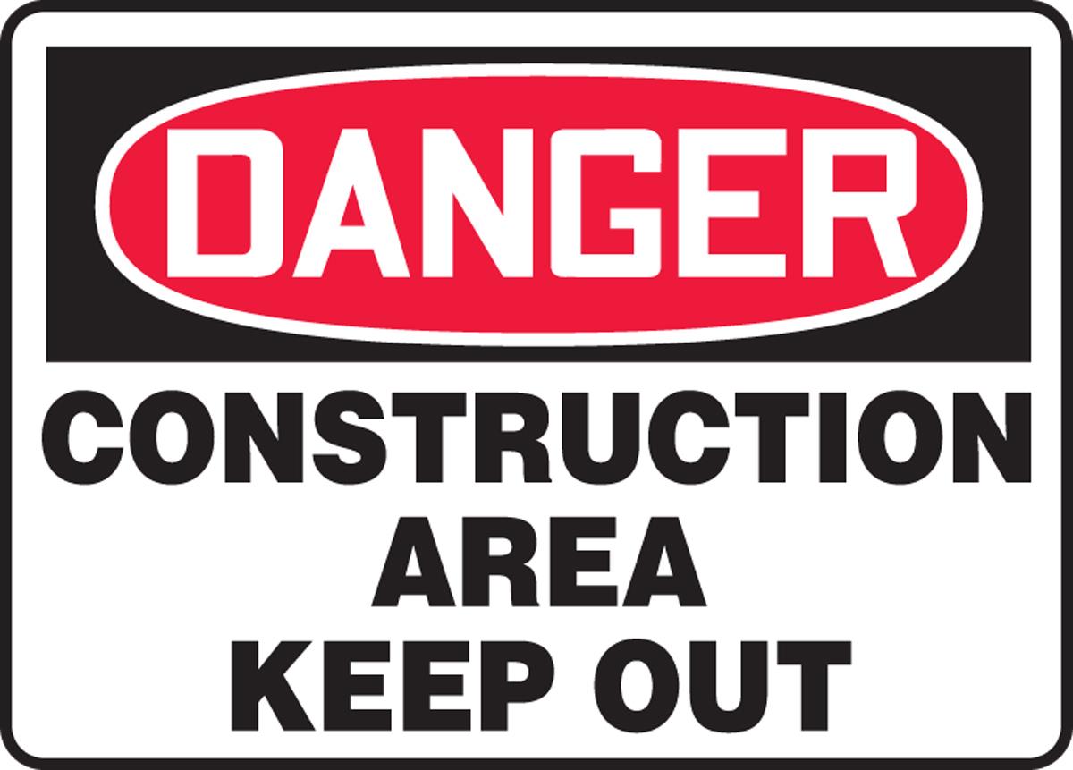 Danger Construction Area, VNL - Tagged Gloves